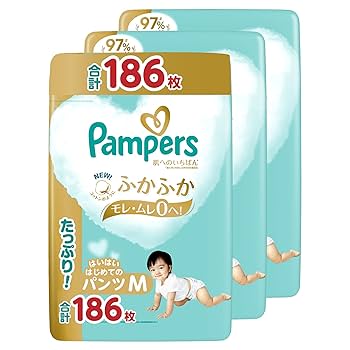 Amazon.co.jp: パンパース 【パンツ Mはいはいサイズ】 オムツ